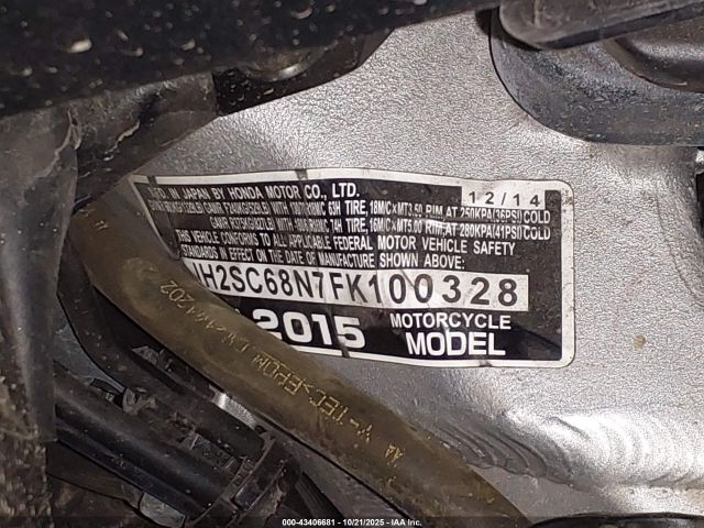 2015 HONDA GL1800 JH2SC68N7FK100328 Photo 9
