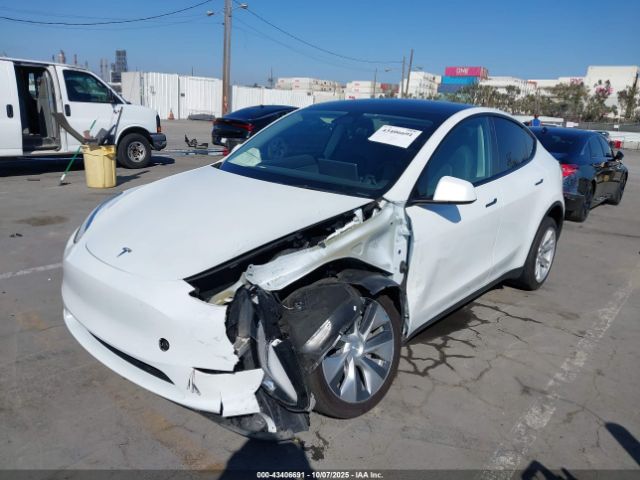 2021 TESLA MODEL Y 5YJYGDED4MF110400 Photo 1