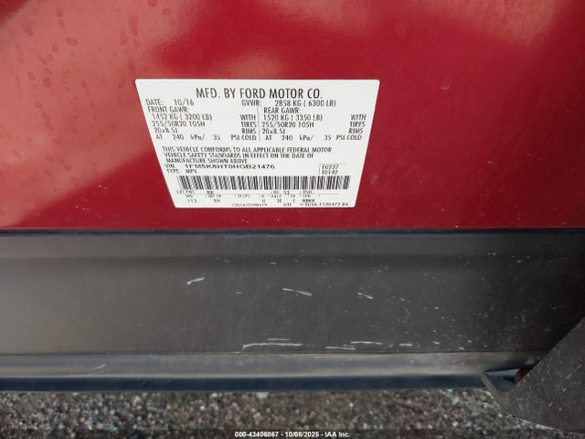 1FM5K8HT0HGB21476 Ford Explorer Platinum
