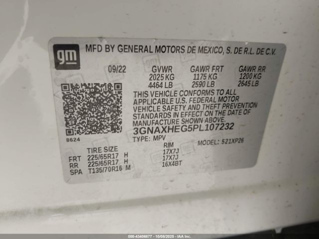 2023 CHEVROLET EQUINOX 3GNAXHEG5PL107232 Photo 8