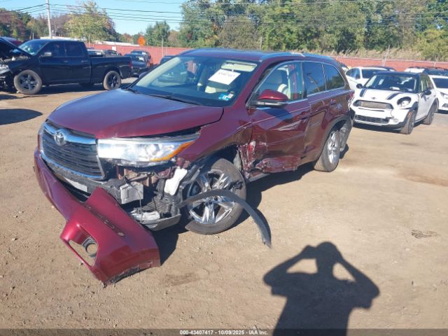 2016 TOYOTA HIGHLANDER 5TDDKRFH0GS258684 Photo 1