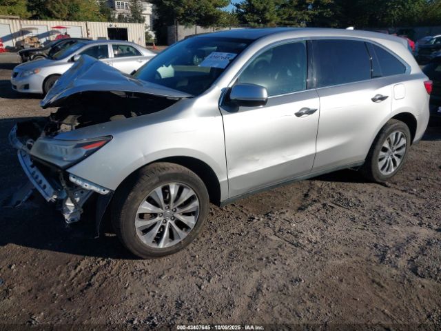 2014 ACURA MDX 5FRYD4H41EB041878 Photo 1