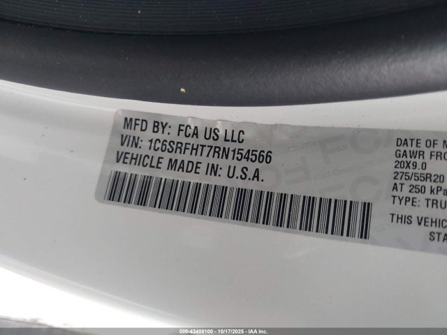 2024 RAM 1500 1C6SRFHT7RN154566 Photo 8