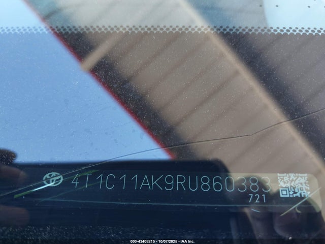4T1C11AK9RU860383 Toyota a25a-fks