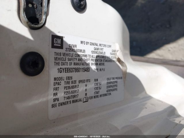 2006 CADILLAC SRX 1GYEE637860115483 Photo 8