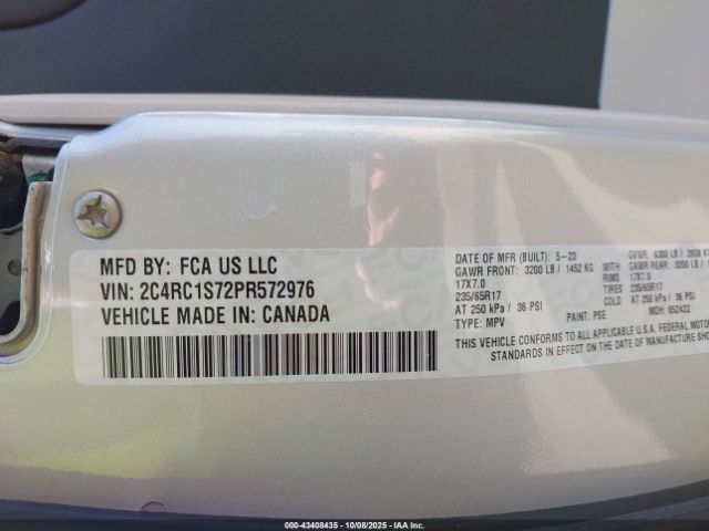 2023 CHRYSLER PACIFICA HYBRID 2C4RC1S72PR572976 Photo 8