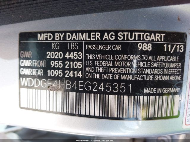 2014 MERCEDES-BENZ C 250 WDDGF4HB4EG245351 Photo 8