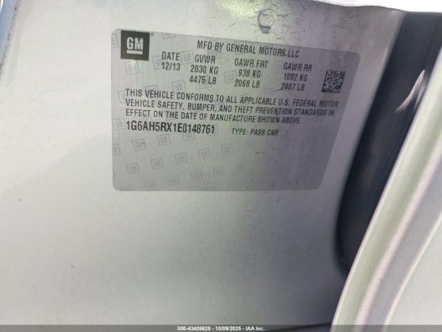 2014 CADILLAC ATS 1G6AH5RX1E0148761 Photo 8