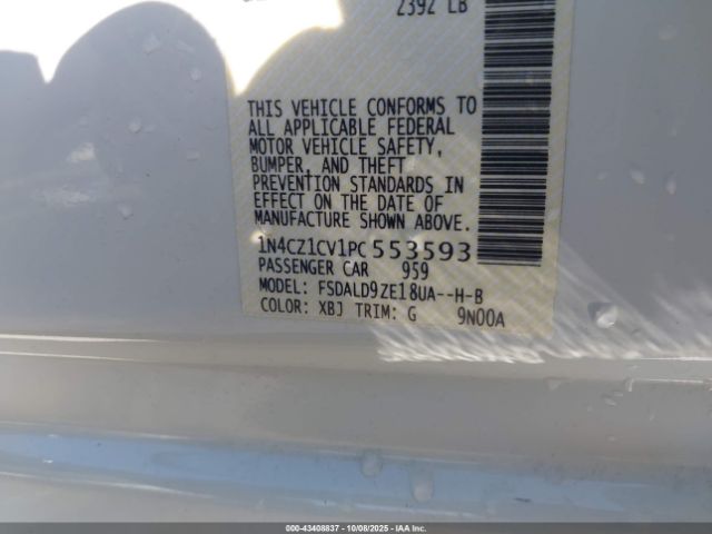 2023 NISSAN LEAF 1N4CZ1CV1PC553593 Photo 8