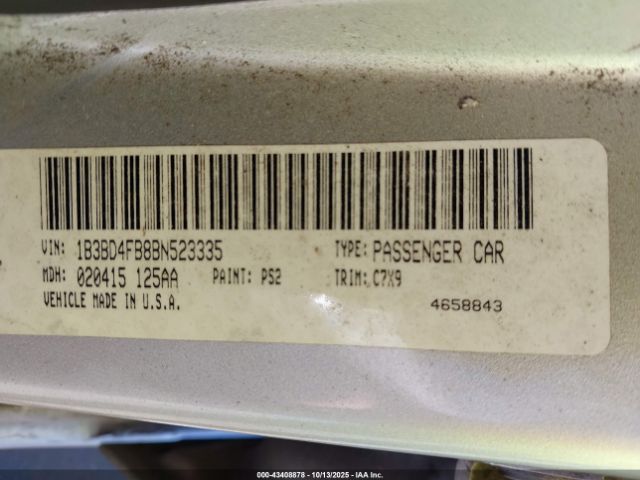 2011 DODGE AVENGER 1B3BD4FB8BN523335 Photo 8