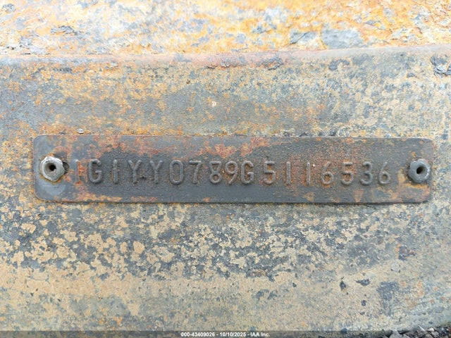 1986 CHEVROLET CORVETTE 1G1YY0789G5116536 Photo 8