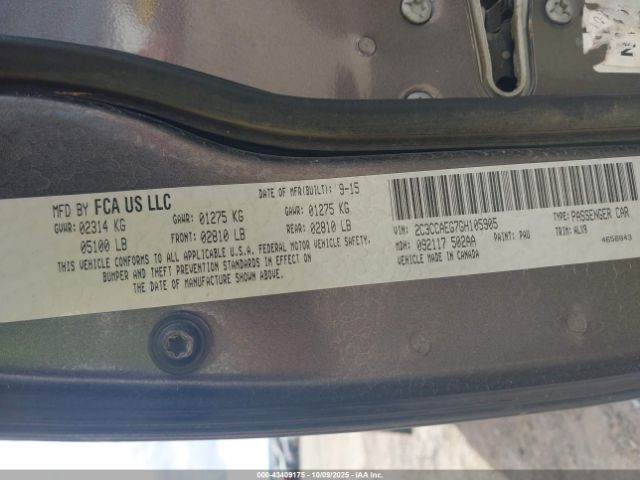 2016 CHRYSLER 300C 2C3CCAEG7GH105905 Photo 8