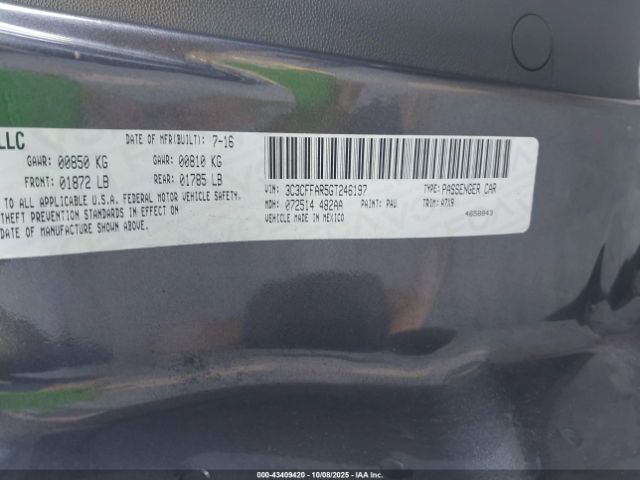 2016 FIAT 500 3C3CFFAR5GT246197 Photo 8