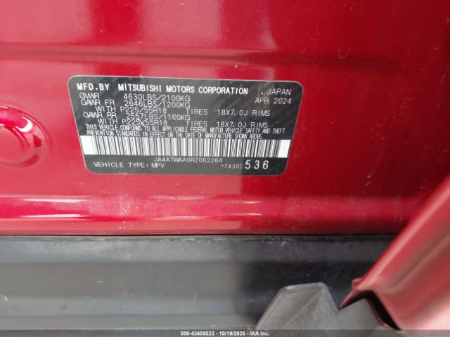 2024 MITSUBISHI ECLIPSE CROSS JA4ATWAA0RZ062264 Photo 8