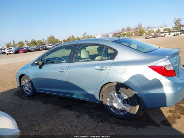Продаж на аукціоні авто 2012 Honda Civic Hybrid, vin: JHMFB4F28CS009783, номер лоту: 43409592