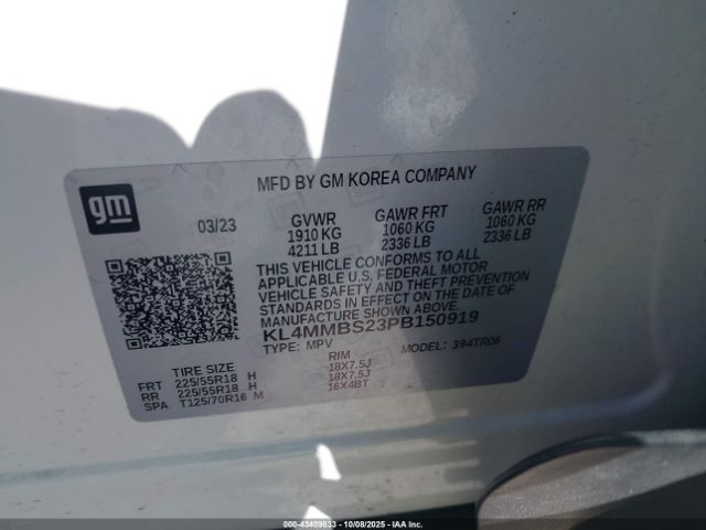 2023 BUICK ENCORE GX KL4MMBS23PB150919 Photo 8