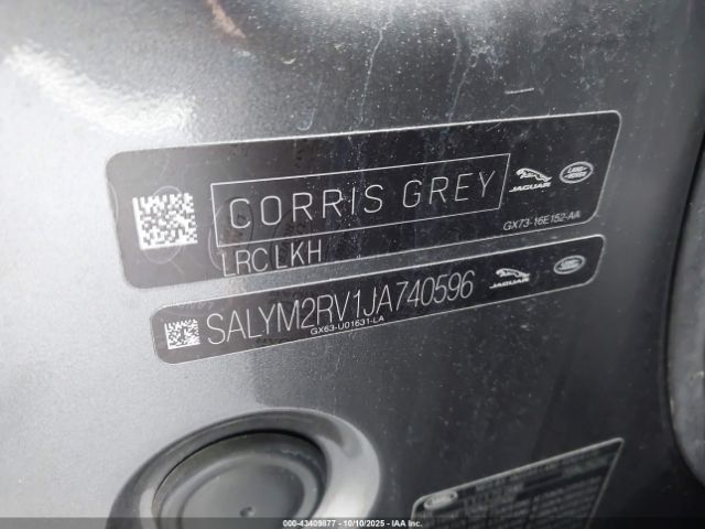 2018 LAND ROVER RANGE ROVER VELAR SALYM2RV1JA740596 Photo 8