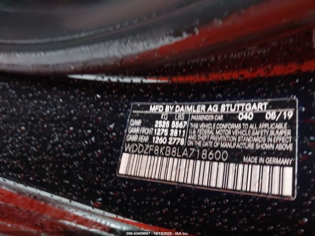 2020 MERCEDES-BENZ AMG E 63 WDDZF8KB8LA718600 Photo 8