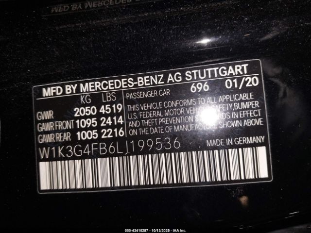 2020 MERCEDES-BENZ A 220 W1K3G4FB6LJ199536 Photo 8