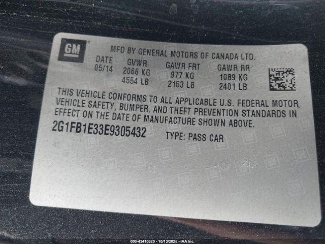 2014 CHEVROLET CAMARO 2G1FB1E33E9305432 Photo 8