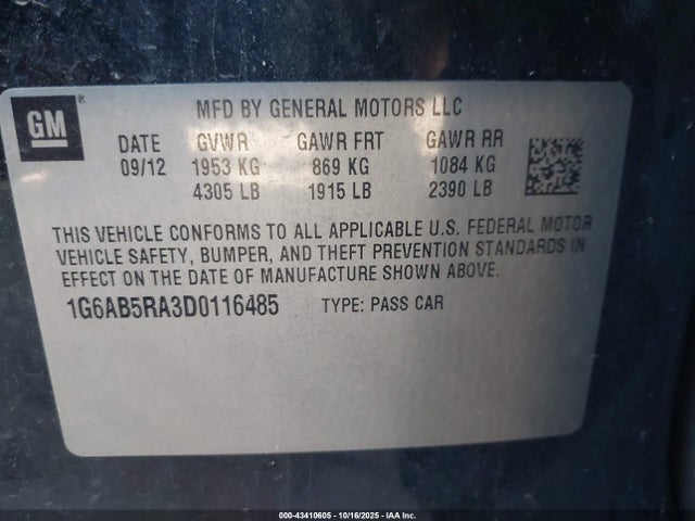 2013 CADILLAC ATS 1G6AB5RA3D0116485 Photo 8