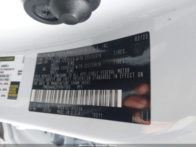 2023 TOYOTA COROLLA CROSS 7MUDAAAG2PV047060 Photo 8