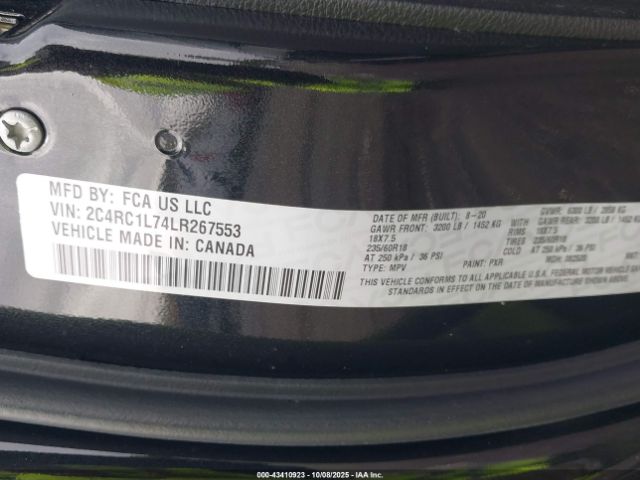 2020 CHRYSLER PACIFICA HYBRID 2C4RC1L74LR267553 Photo 8