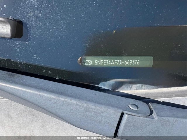 5NPE34AF7JH669376 Hyundai gdi theta-ii