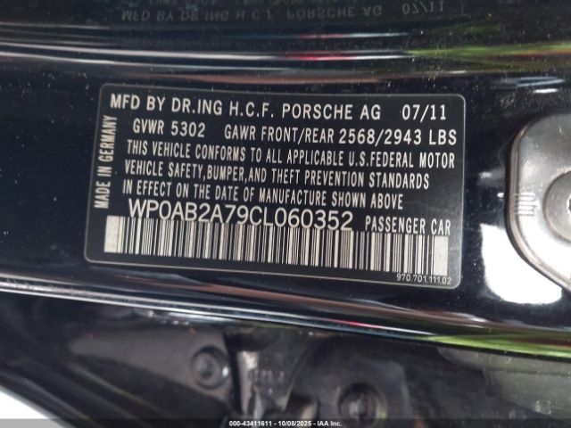 2012 PORSCHE PANAMERA WP0AB2A79CL060352 Photo 8