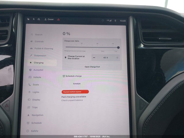 Продаж на аукціоні авто 2018 Tesla Model X 100d/75d/p100d, vin: 5YJXCBE23JF114041, номер лоту: 43411707