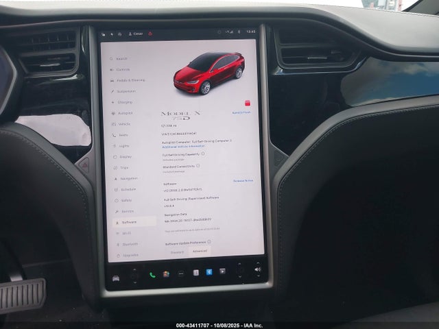 Продаж на аукціоні авто 2018 Tesla Model X 100d/75d/p100d, vin: 5YJXCBE23JF114041, номер лоту: 43411707