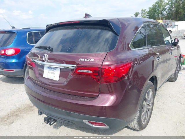 2014 Acura Mdx Technology Package მანქანა იყიდება აუქციონზე, vin: 5FRYD3H48EB015448, აუქციონის ნომერი: 43411829