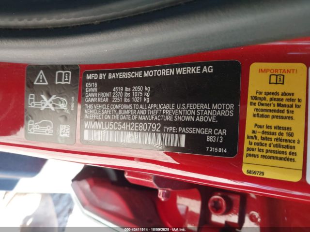 2017 MINI CLUBMAN WMWLU5C54H2E80792 Photo 8