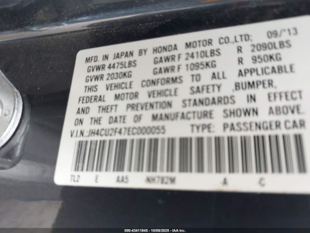 2014 ACURA TSX JH4CU2F47EC000055 Photo 8