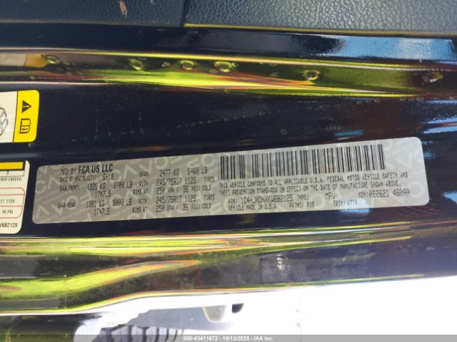 2019 JEEP WRANGLER UNLIMITED 1C4HJXDNXKW682125 Photo 8