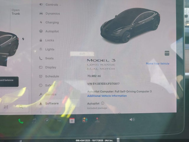 2018 TESLA MODEL 3 5YJ3E1EBXJF070817 Photo 6