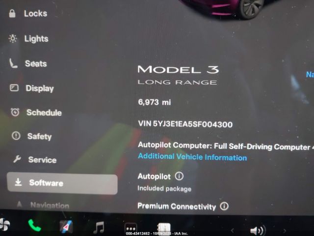 2025 TESLA MODEL 3 5YJ3E1EA5SF004300 Photo 6