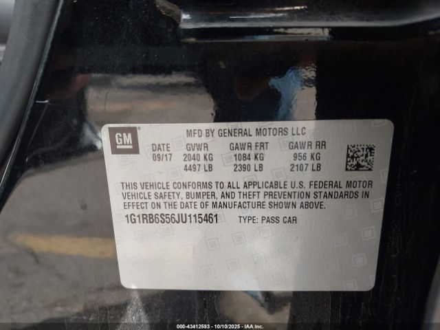 2018 CHEVROLET VOLT 1G1RB6S56JU115461 Photo 8