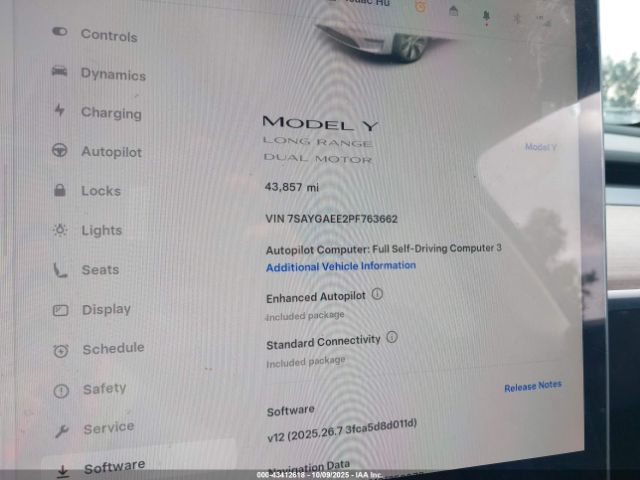 2023 TESLA MODEL Y 7SAYGAEE2PF763662 Photo 6