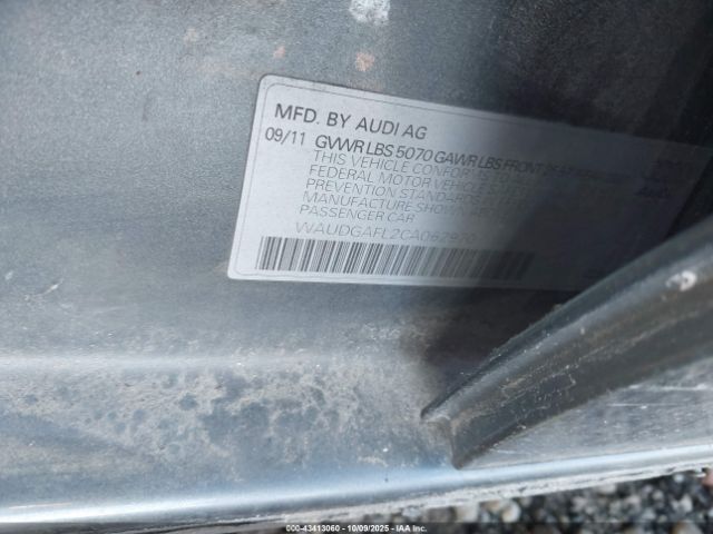 2012 AUDI S4 WAUDGAFL2CA062970 Photo 8