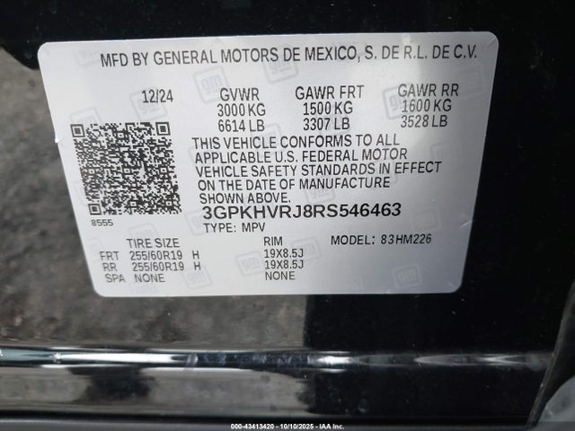 Honda Prologue Ex 2024 3GPKHVRJ8RS546463 Image 9