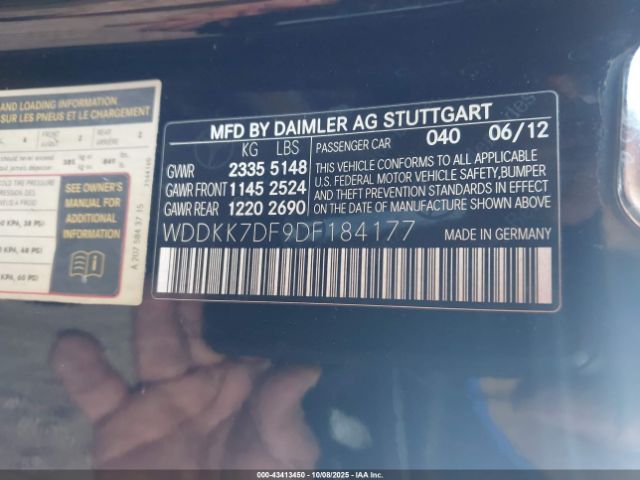 2013 MERCEDES-BENZ E 550 WDDKK7DF9DF184177 Photo 8