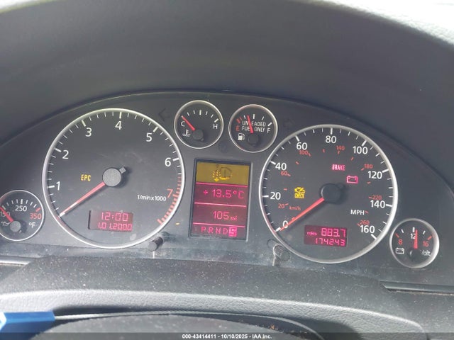 2003 AUDI A6 WAULT64B03N047553 Photo 6