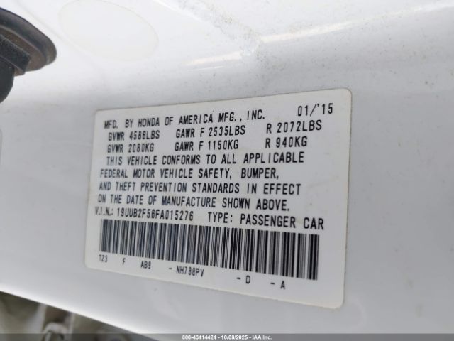 2015 ACURA TLX 19UUB2F56FA015276 Photo 8