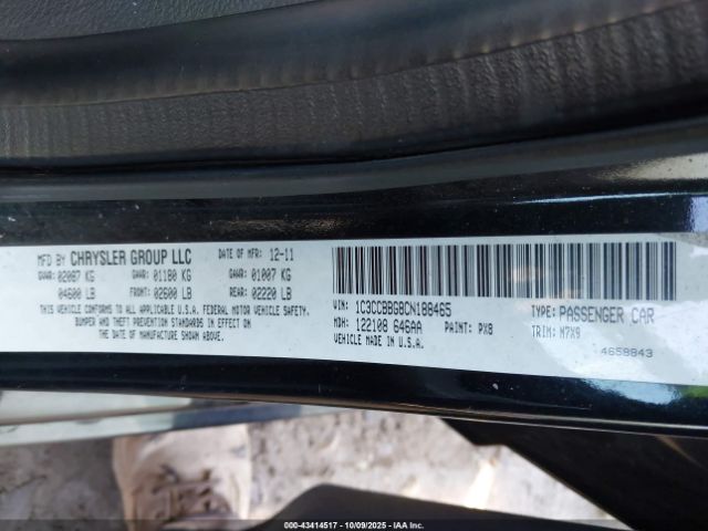 2012 CHRYSLER 200 1C3CCBBG8CN188465 Photo 8