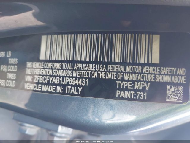 2018 FIAT 500X ZFBCFYAB1JP694431 Photo 8