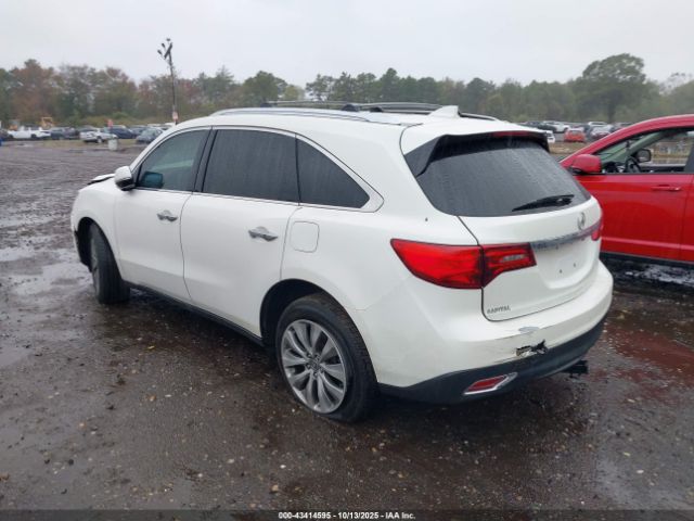 2014 ACURA MDX 5FRYD4H40EB020987 Photo 2