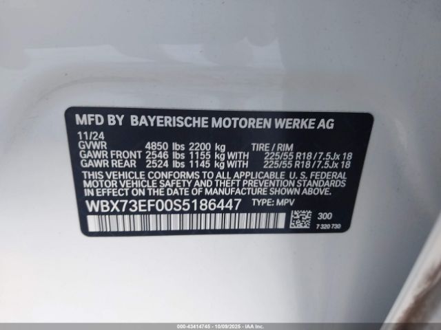 2025 BMW X1 WBX73EF00S5186447 Photo 8