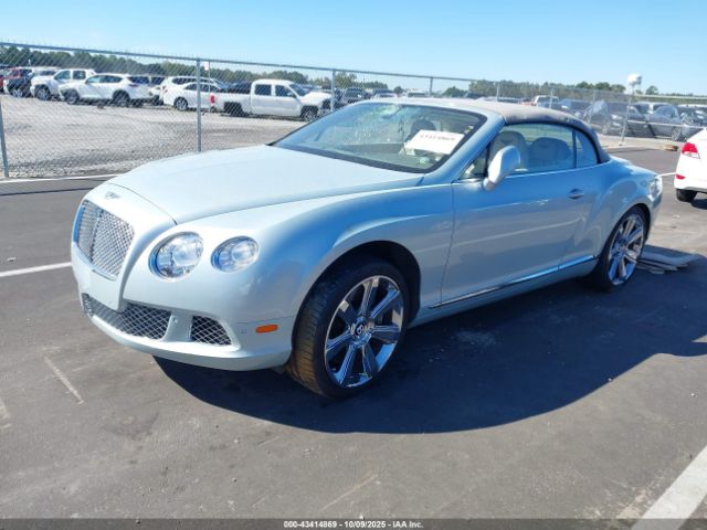 2013 BENTLEY CONTINENTAL GTC SCBGR3ZA1DC081129 Photo 1