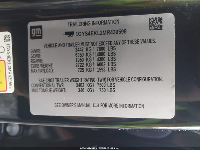 2021 CADILLAC ESCALADE 1GYS4EKL2MR439598 Photo 8